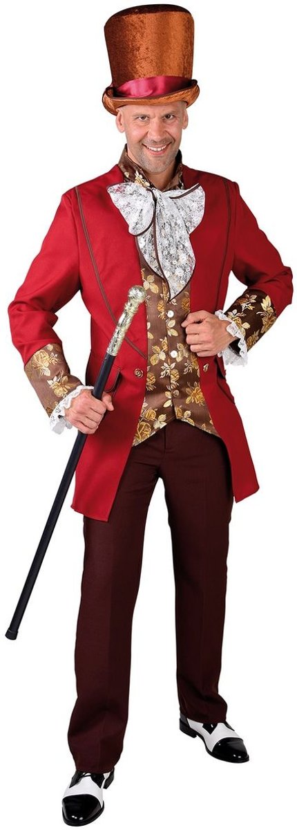 Koning Prins & Adel Kostuum | Gefortuneerde Heer Parijs 19e Eeuw | Man | Small | Carnaval kostuum | Verkleedkleding